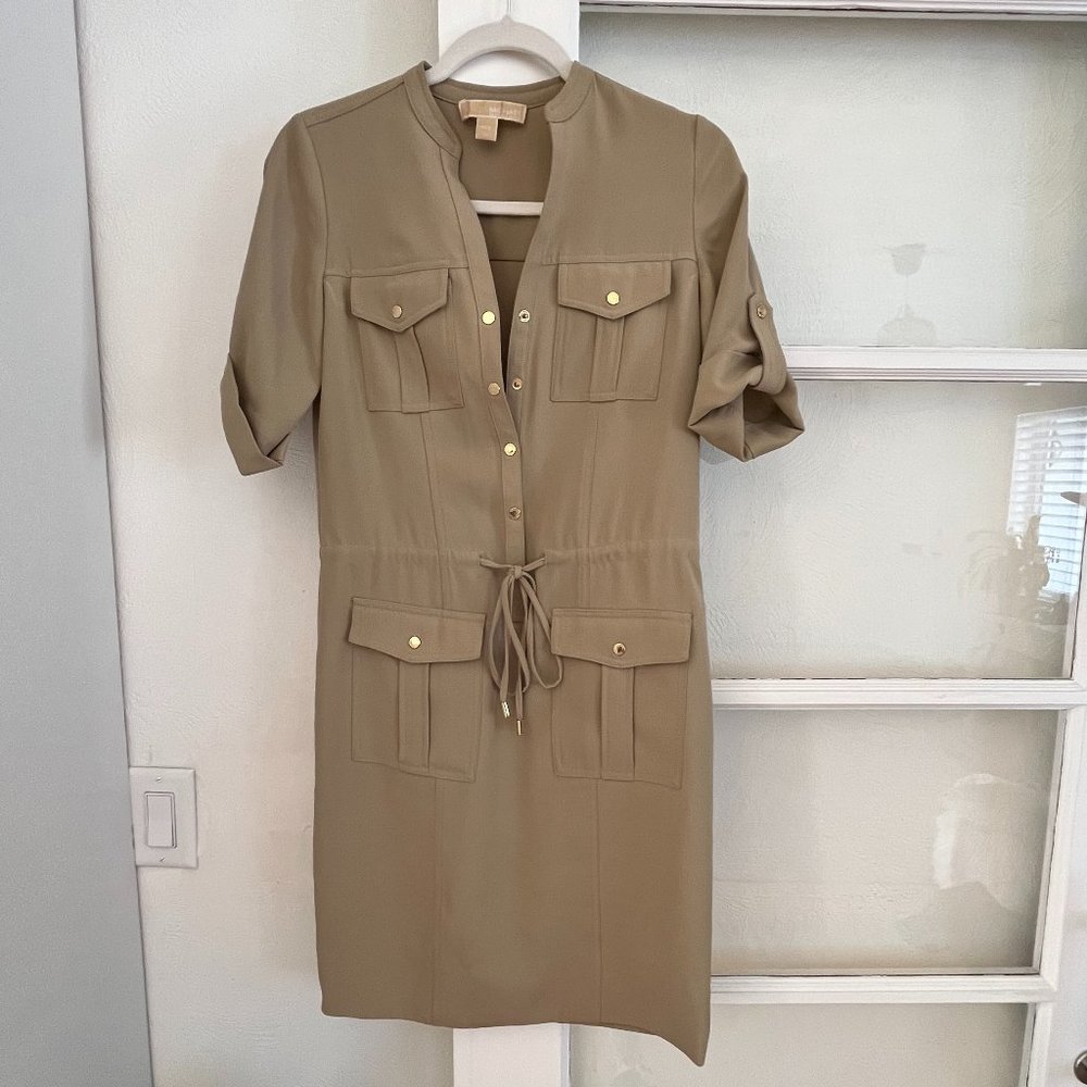 Michael Kors Safari Dress - Khaki - XXS